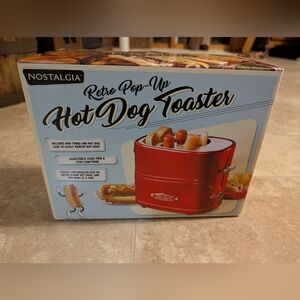 Nostalgia Retro Red Hot Dog Toaster